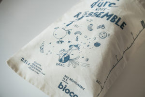 GOOD FABRIC - sac vrac coton bio pour BIOCOOP